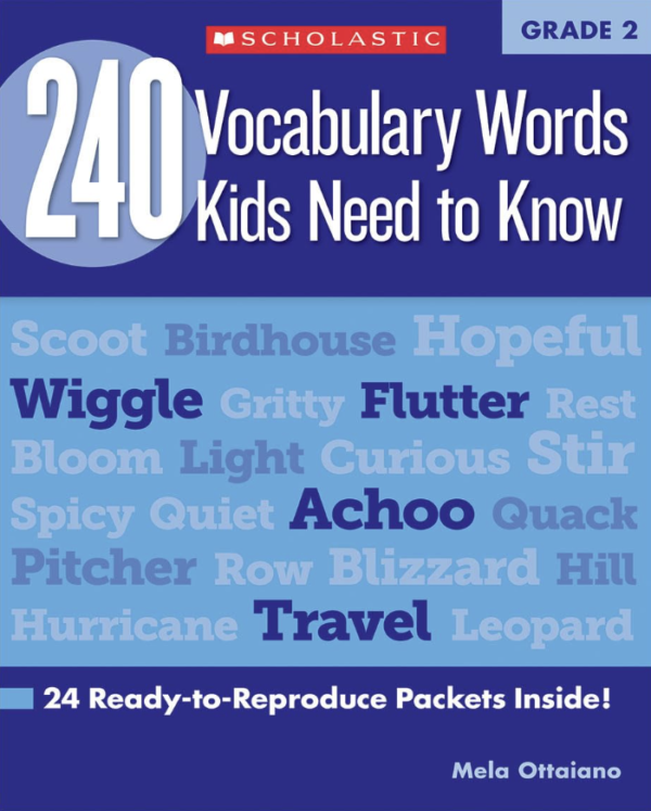 240 Vocabulary Words Kids Need to Know (Scholastic) G2